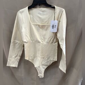 NWT Zyia Ivory Marzena Bodysuit XL